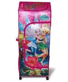 Disney By Kudos Storage Almirah Wonder Cub Tinker Bell Print - Pink