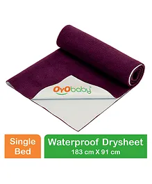 OYO BABY Waterproof Instant Dry Sheet Baby Bed Protector Extra Absorbent Crib Sheet Single Bed 183 x 91 cm (Pack of 1)