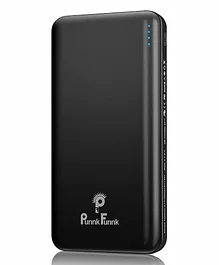 PunnkFunnk Lithium Ion PF20K 20000mAh Power Bank Super Fast Charging Input Type C and Micro USB Dual Output - Black