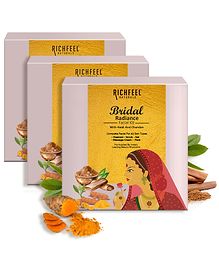 Richfeel Bridal Radiance Facial Kit Pack of 3 - 90 g