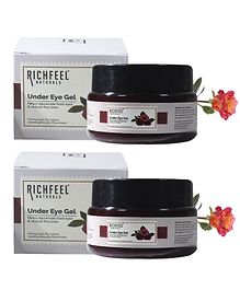 Richfeel Naturals Under Eye Gel Pack of 2 - 50 g Each