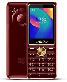 Saregama Carvaan M21 Keypad Mobile Phone - Red