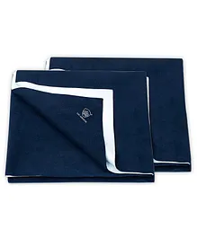 MY ARMOR Waterproof Dry Bed Protector Sheet Small Pack of 2 - Royal Blue