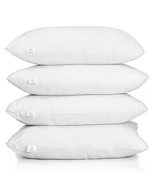 MY ARMOR Microfibre Pillows Pack of 4 - White