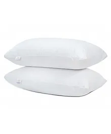 MY ARMOR Microfiber Sleeping Pillows Pack of 2 - White