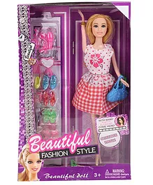Smiles Creation Fashionable Doll Set With Accessories Multicolour - 28 cm