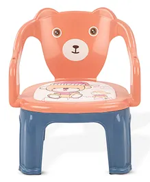 Baybee Plastic Chair for Kids Study Table Chair with Cushion Seat & High Backrest - Pink