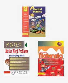 Maths WorkBook Combo Mental Maths Set of 3 Books - English
