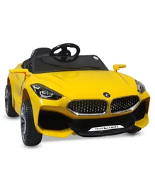 GetBest Z4 Battery Operated Car With Music - Yellow