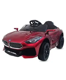 GetBest Z4 Battery Operated Car With Music - Metallic Red
