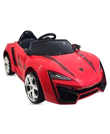 GetBest Smoky Battery Operated Car with Music - Red