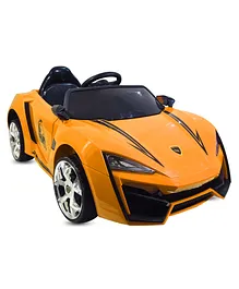GetBest Smoky Battery Operated Car with Music - Orange