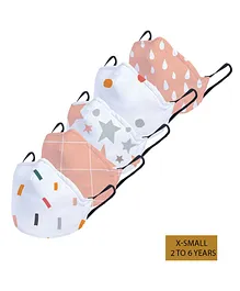 Right Gifting Kids Reusable And Washable Face Mask - Pack Of 5
