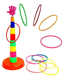 Wishkey Quoits Ring Toss Game for Kids Multicolor - 17 Pieces