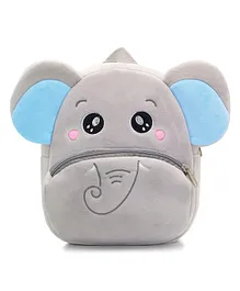 Frantic Premium Quality Soft design Grey Elephant Plush Bag - 14 Inches