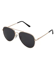 Intellilens Aviator UV Protection Polarized Sunglasses 60-20-145 - Gold