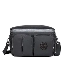 Little Story Stroller Organizer Travel Bag - Black