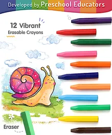 Intelliskills Erasable Crayon Sticks - Multicolour