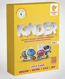 Kinder Early Learning Boxset  Level 3  A Pack of 10 Activity Books -English
