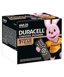 Duracell Chhota Power Alkaline AAA Batteries 20 Pieces- 1.5 V