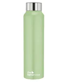 The Better Home Simplex Steel Water Bottle Green - 1 L