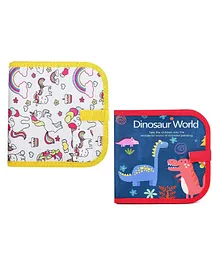 New Pinch Wipe and Clean Doodle Magic Drawing Book with Magic Colors and Wipes Pack of 2 - 14 Pages (Colour & Design May Vary)
