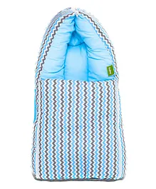 Baybee 3 in 1 Cotton Bed Cum Carry Bed Portable Sleeping Bag Infant Bassinet Nest for Co Sleeping Baby Bedding - Blue