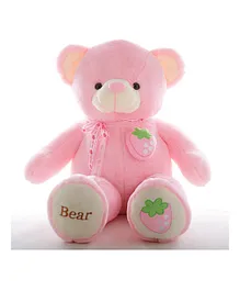 Frantic Premium Soft Toy Strawberry Teddy bear Pink for Kids - Height 60 cm