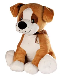 Frantic Premium Soft Toy Brown Simbha Dog for Kids - Height 25 cm