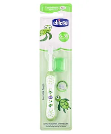 Chicco Ultra Soft Bristles Toothbrush Turtle  Print - Green