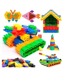 FunBlast Bullet Building Blocks Multicolor  130 Pieces