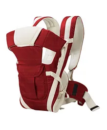 FunBlast 3 in 1 Adjustable Baby Carrier with Support Strap  Maroon