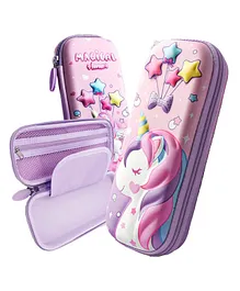OPINA 3D Eva Unicorn Pencil Pouch - Colour May Vary