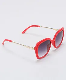 KIDSUN 100% UV Protection Oval Sunglasses - Red