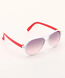 KIDSUN 100% UV Protection Aviator Sunglasses - White