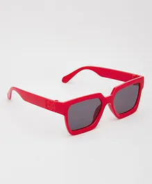 KIDSUN 100% UV Protection Wayferer Designed Sunglasses - Red