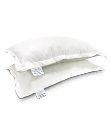Sleepsia Hotel Flenge Pillows for Sleeping - Ultra Soft Two Bed Pillows for Side, Front and Back Sleepers