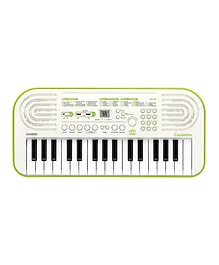Casiotone Mini SA 50 Keyboard for Kids 32 Mini Size Keys - White