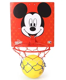 Disney Mickey Mouse Face Cut Basket Ball Set (Colour & Print May Vary)
