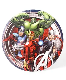 Karmally Avengers Assemble Paper Plate Red & Green - Pack of 10