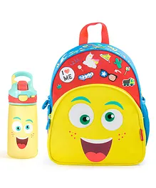 Rabitat Wander Baby Combo Smash School Pack and Snaplock Sipper Bottle Mad Eye - 12 Inches