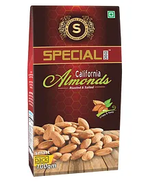 Special Choice California Almonds Roasted And Salted Pack Of 1 - 100 g