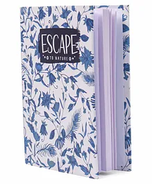 Sundaram Case Bound A6 Single Line Notebook Blue - 192 Pages