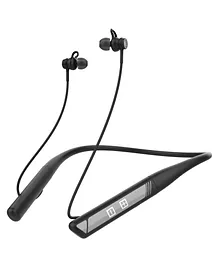 GIZMORE MN224 Ultra in Ear Bluetooth Neckband with Upto 60H Playtime Touch Controls IPX4 & Quick- Charge Grey