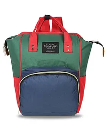 Chinmay Kids Baby Diaper Backpack for New Born - Red & Green