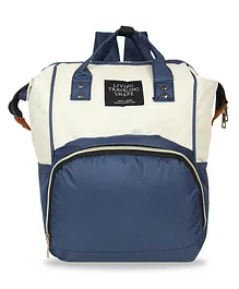 Chinmay Kids Baby Diaper Backpack for New Born - Blue & White