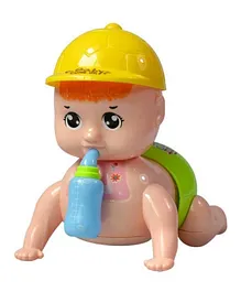 Negocio Battery Operated Musical Crawling Baby Toy with Music and Colorful Lights - Multicolor