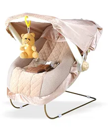 JoyRide 12 in 1 Multipurpose Musical Carry Cot Bouncer Rocker with Mosquito Net and Storage Box
