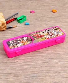 Sticker Bazaar Tom And Jerry Printed Pencil Box -Pink