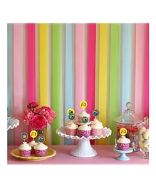 Untumble Auto Theme Cup Cake Topper - Pack of 25